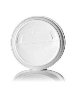 19 oz white HDPE plastic wide-mouth container with 89-400 neck finish
