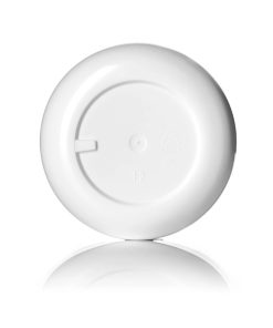 4 oz white PP/PS plastic double wall round base jar with 70-400 neck finish