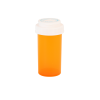 Amber Reversible Vials with Vet Caps 16 Dram