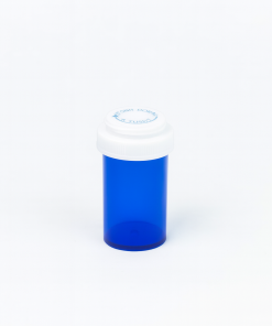 Blue Reversible Vials with Vet Caps 13 Dram