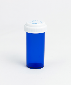 Blue Reversible Vials with Vet Caps 16 Dram