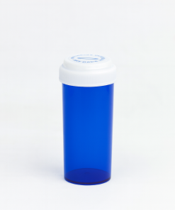 Blue Reversible Vials with Vet Caps 40 Dram