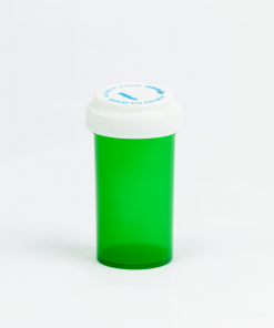 Green Reversible Vials with Vet Caps 20 Dram