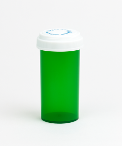 Green Reversible Vials with Vet Caps 30 Dram