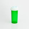 Green Reversible Vials with Vet Caps 40 Dram
