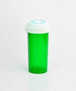 Green Reversible Vials with Vet Caps 40 Dram