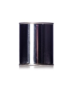 1 pint silver steel paint can with lid (lid included)