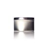 12 oz silver steel deep tin with slip cover lid