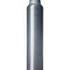 4 oz silver aluminum bullet round bottle with 24-410 neck finish