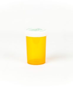 Amber Push-N-Turn Vials with Vet Caps 20 Dram