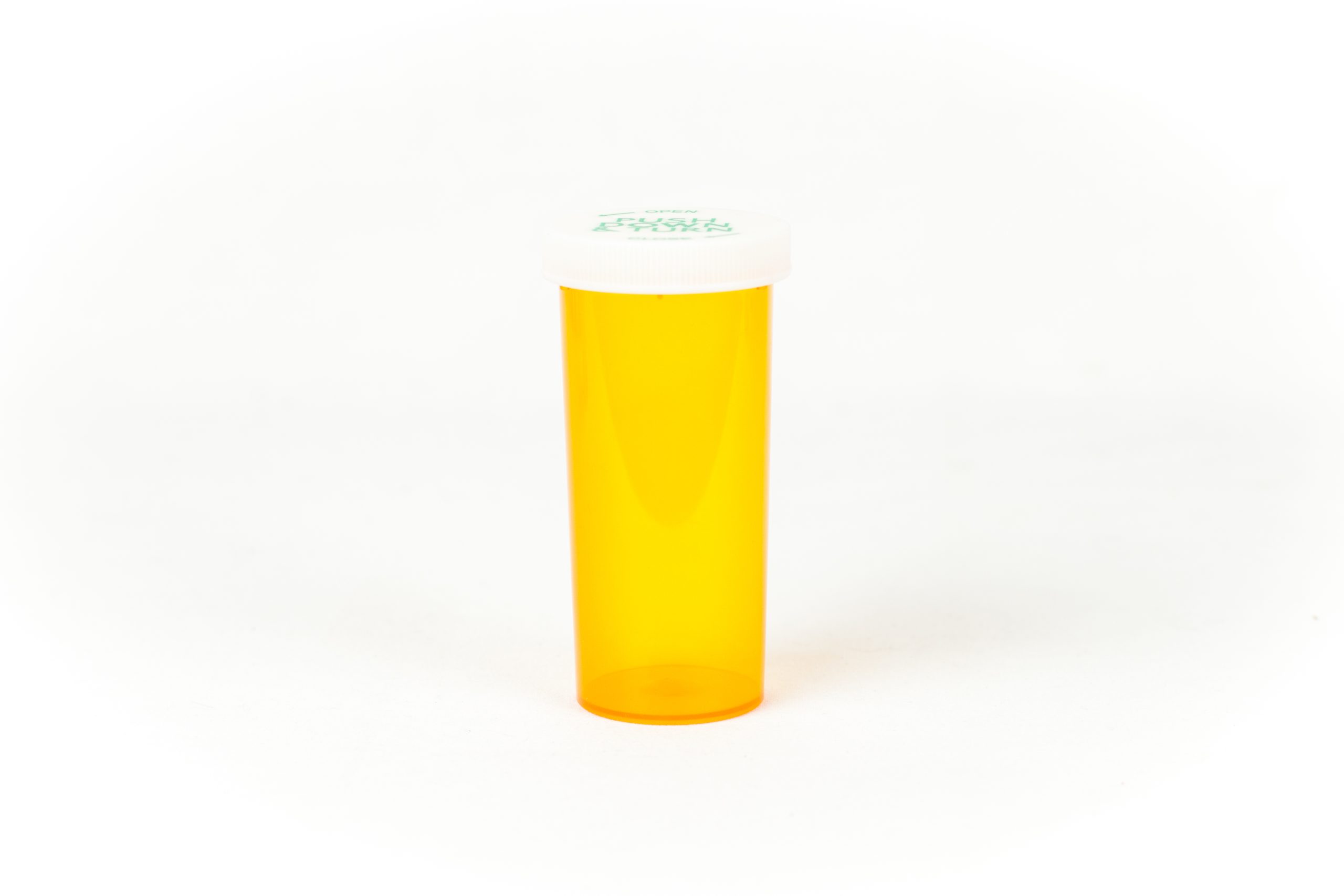 Amber Push-N-Turn Vials with Vet Caps 30 Dram