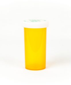 Amber Push-N-Turn Vials with Vet Caps 40 Dram