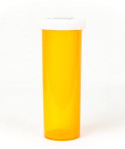 Amber Push-N-Turn Vials with Vet Caps 60 Dram