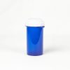 Blue Child Resistant Thumb Tab Vials with Vet Caps 40 Dram