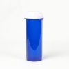 Blue Child Resistant Thumb Tab Vials with Vet Caps 50 Dram