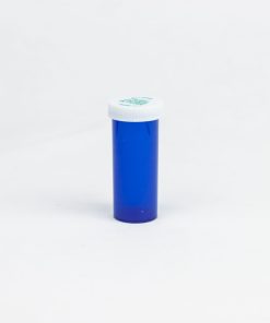 Blue Push-N-Turn Vials with Vet Caps 16 Dram