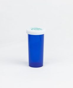 Blue Push-N-Turn Veterinary Vials