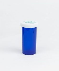 Blue Push-N-Turn Vials with Vet Caps 40 Dram